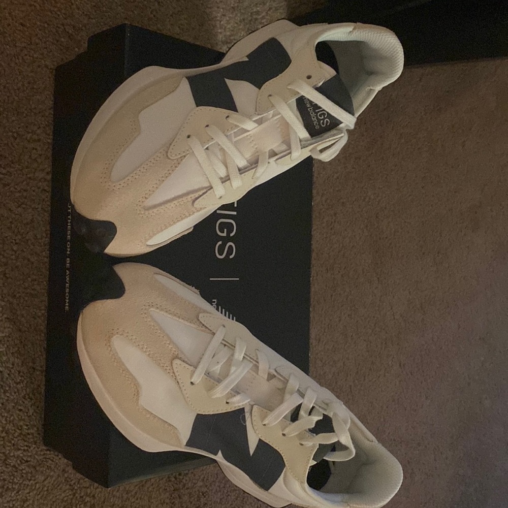 Brand new with box. FIGS new balance sneakers